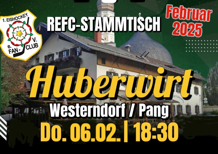 Februarstammtisch am 06.02. beim Huberwirt